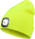 LED Beanie with Light,Unisex USB Rechargeable Hands Free 4 LED Headlamp Cap Winter Knitted Night Lighted Hat Flashlight Women Men Gifts for Dad Hi...