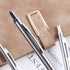 5Pcs Stainless Steel Mechanical Pencil HB Black Pencil Writing Supplies Sketch Drawing Automatic Pencil Stationey for Students...