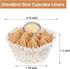 Candy White Cupcake Liners - Gifbera Standard Baking Cups Odorless Greaseproof Paper Muffin Wrappers, Pack of 200...