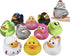Big Rubber Ducky Collectible Mix (5.5") Alien, Robot, Dinosaur, Splat, Ninja, Confetti, Pink Heart, Yellow, Unicorn and Astronaut. Perfect for Duc...