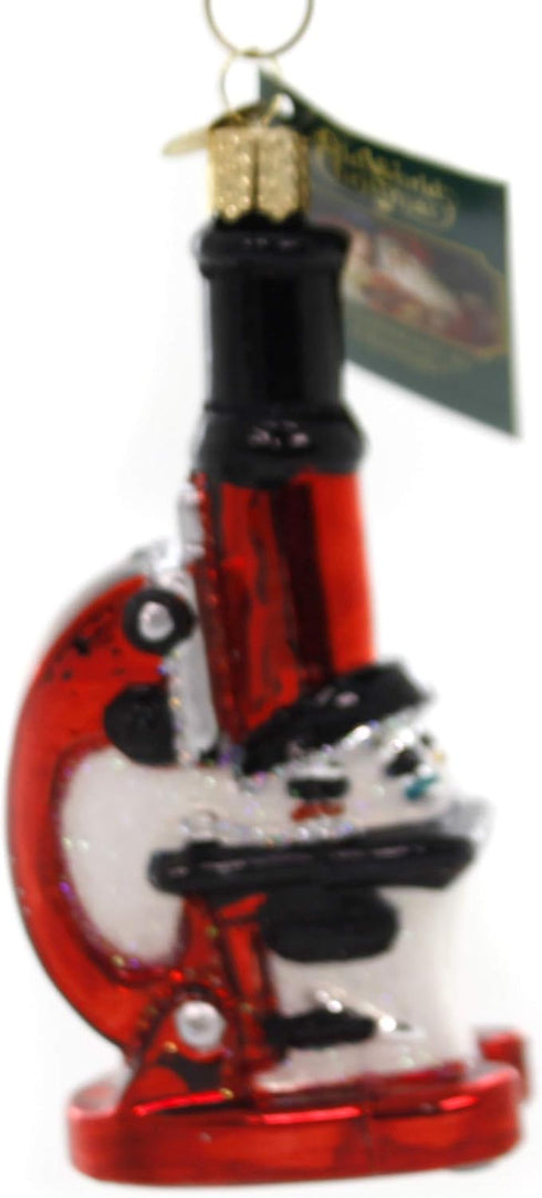 Old World Christmas Doctor Tools Glass Blown Ornaments for Christmas Tree Microscope, 4.750, Model:36242...