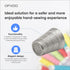 Thimbles for Hand Sewing - Silver Hand Quilting Thimble, 2 Pcs - Metal Finger Protector for Sewing, 24mm x 20mm...