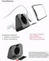 Phone Wall Mount for Magsafe Charger Bedside Phone Holder Compatible with Magsafe Accessories Fit for iPhone 12/12 Pro/ 13 Pro Max(Charger Not Inc...