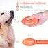 AUSCAT 2PCS Squeaky Rubber Dog Toy Balls, Indestructible Dog Ball for Aggressive Chewers, 4.1" Football Rugby Fetch Interactive Dog Toy for Small ...