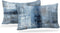 Blue and Grey Abstract Art Artwork Pillow Cover, Gallery Modern Decorative Throw Pillows Cushion Cover for Bedroom Sofa Living Room 12 x 20 Inch S...