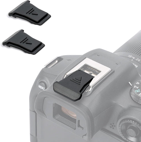 JJC 2Pack Hot Shoe Cover Cap Protector for Canon EOS R50 R10 R8 R7 R6 Mark II R5C R3 Camera, Replaces Canon ER-SC2 Hot Shoe Cover...