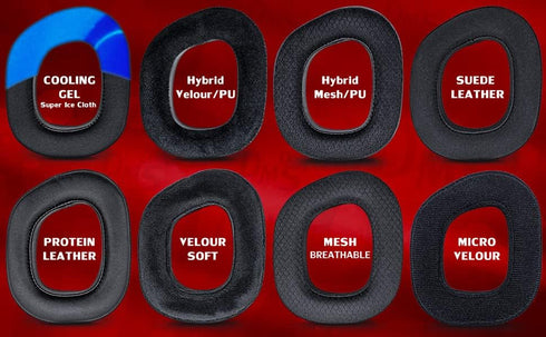 HS80 Cooling Gel Ear Pads Compatible with HS80 Headset I Thicker Enhanced Memory Foam with Breathable Mesh by DIMOST...