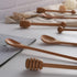 2pcs 6inch Honey Dipper Stick,2pcs 7.87inch Long Handle Coffee Stirring Spoons,Beech Wooden Honey Jar Spoons Stirrer,Dessert Iced Tea Cocktail Mix...