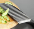 Crinkle Cutter Vegetable Stainless Steel Deeper Crinkle Slicer Sharp Blade with Hang Hole Wavy French Fries Chopper for Potato, Carrot, Etc (Silve...