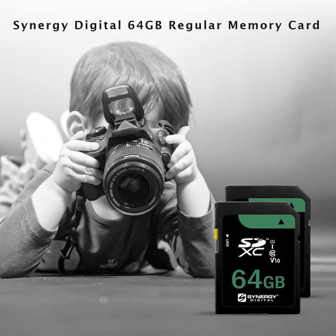 Synergy Digital 64GB, SDXC Camera Memory Card, Compatible with Kodak Pixpro FZ45 Digital Camera - Class 10, U1, UHS-I, 100MB/s, 300 Series...