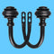Curtain Holdbacks, 2Pcs Curtain Tiebacks Wall Mounted with Screws, Decorative Curtain Holders for Bedroom Livingroom Office Home,Black...