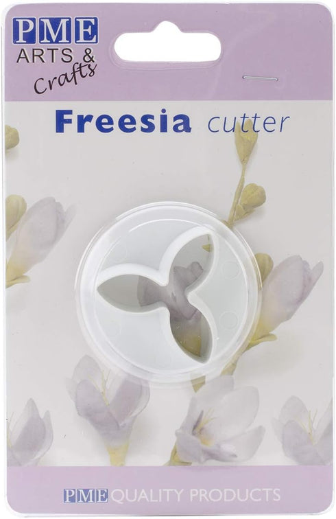 PME Freesia Cutter For Cake Decorating & Sugar Flowers, Standard, White...