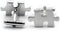 Simplicity Jigsaw Puzzle Piece Silver Tuxedo Shirts Cufflinks...