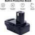 Biswaye Adapter Compatible with Dewalt 20V Battery to Replacement for Ryobi 18V One+ Battery, Adapter Compatible with Milwaukee M18 Battery to Rep...