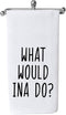 WCGXKO What Would Ina Do Kitchen Decor Housewarming Gift Dish Towel Kitchen Towels Tea Towel (What Would Ina Do Towel)...