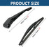 Rear Windshield Wipers Blade Arm Set for Suzuki Swift 2005-2018 / Suzuki SX4 2006-2018 / Nissan Leaf 2010-2018 / Opel Agila 2008-2014 Back Glass W...