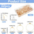 640pcs Gold Earring Beading Hoops Beading Hoop Earring Supplies Golden Brass Round Circle Beaded Kits Findings Ear Nuts Components for Jewelry Mak...