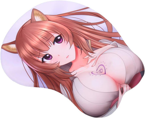 Raphtalia 3D Mousepads Anime Mouse Pads with Wrist Rest 2Way Skin (Raphtalia F)...