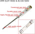 2pcs 100-500V Flathead Screwdriver Electric Pen Circuit Tester Pen 3MM...