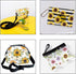 | 12"×54" Hives Bees Honey TPU Vinyl Cute Style Waterproof Transparent Vinyl Fabric for Handbags, Wallets, Quilting...