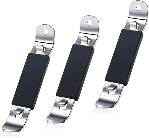 3 Pieces Magnetic Bottle Openers Can Opener Classic Beer Opener Stainless Steel Small Bottle Opener Can Tapper with Magnet for Camping and Traveli...