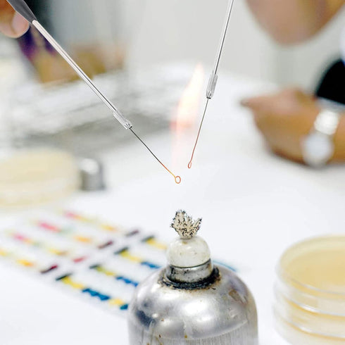 23cm Inoculation Loop Inoculation Rod Lightweight Coating Inoculation Rod Set Mycology Reusable Inoculation Loop Kit for Laboratory Lab...