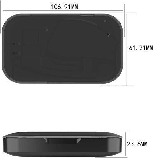 Power Charging Case Compatible with Plantronics Voyager Legend Headset, 2 in 1 Portable Charge Case with LED Indicator Compatible with Voyager Leg...