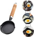 HOMSFOU Mini Omelet Pan Maifan Eggs Cooker Non Stick Skillet Pan Marble Frying Pan Pan Non Stick Pan Egg Pans Nonstick Earth Cookware Single Egg F...