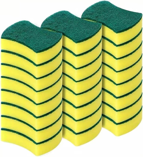12 Pack Kitchen Cleaning Sponges, Non-Scratch Powerful Scrubbing Sponges for Washing Dishes, Pots, Pans and More...