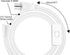 3 Pack 5FT T5 T8 LED Tube Power Extension Cable with On/Off Switch, LED T5/T8 Light Tube Integrated LED Light Fixture Extension Cable Wire, White...