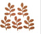 HukDok Handmade Crocheted Leaves Artificial for Decoration Embellishment Scrapbook Craft Card Supplies DIY Flowers Cotton Yarn Applique Flower Lea...