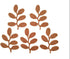 HukDok Handmade Crocheted Leaves Artificial for Decoration Embellishment Scrapbook Craft Card Supplies DIY Flowers Cotton Yarn Applique Flower Lea...