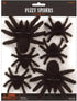 Plastic Fuzzy Spider Multi-Pack - 6 Count - Realistic, Flexible, and Scary Fun for Halloween Decoration and Pranks...
