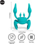 OTOTO Aqua the Crab Silicone Utensil Rest - Kitchen Gifts, Silicone Spoon Rest for Stove Top - Heat-Resistant Kitchen and Grill Utensil Holder - N...