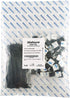 Strong Self Adhesive Wire Clips Cable Zip Tie Mounts 3/4" with 6 Inch Zipties Black UV Protection Outdoor 100 Pcs,Sticky Wire Fasteners Cable Guid...