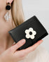 MEISEE Girls Women Wallet Tri-folded flowers Wallet Cash Pocket Card Holder Coin Purse with ID Window elegant youthful and cute...