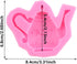 Teapot Silicone Fondant Molds Tea Party Silicone Mold For Birthday Party Cake Decorating Cupcake Topper Gum Paste Chocolate Candy Polymer Clay...