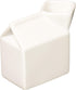HIC Kitchen Milk Carton Creamer, Fine White Porcelain, 6-Ounces...