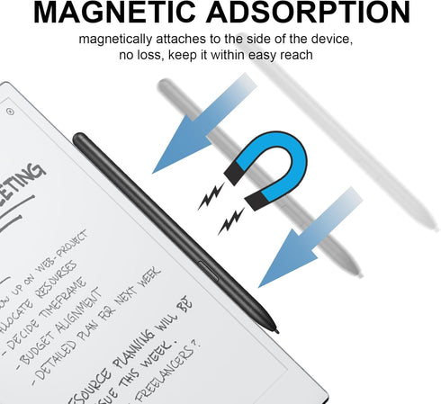 EMR Stylus for Remarkable 2 Pen - Replacement Pens Compatible with Remarkable 2 Tablet/Remarkable/Wacom/SuperNote Device, Palm Rejection, 4096 Pre...