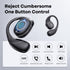 Open Ear Headphones - AirFlow Pro Bluetooth 5.3 Earbud Wireless Earphones Headset for Running and Outdoor Activities with Immersive Sound(Black)...