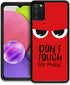 Case Compatible with Samsung Galaxy A03S 4G,Pattern Plexiglass A03S 4G Case for Boys Men,Don't Touch My Phone Pattern Shockproof Anti-Scratch Case...