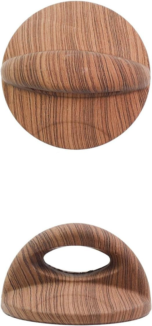 Wooden Pot Lid Top Replacement Knob for Cookware Bakeware Lids Pot Cover Handle 2 Pcs Wood...