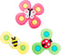 Suction Toys for Baby, 3PC Baby Bath Toys with Rotation Suction Cup for Baby Dining Table/Bathing/Travelling...