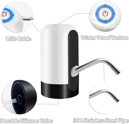 Water Table Pump: 3 Hours of Non-Stop Work Fun for Kids Battery Powered Water Outdoor Pump for Water Table White...