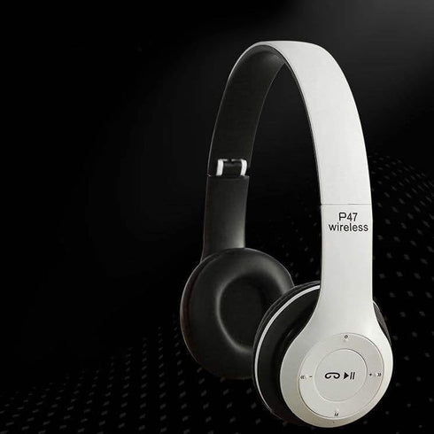 ASHATA for Bluetooth Headphones Over Ear, Foldable Stereo Headset, Sports Headphone Multifunction Deep Bass Noise Reduction for Home Office Travel...