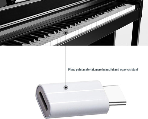 for Lightning Female to USB C Male Adapter, for Lighting to USB C Adapter Charging for iPhone 15/15 Pro/15 Pro Max/15 Plus,iPad Air, Samsung, Supp...