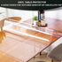 14x24 inch Clear Table Protector Plastic PVC Desk Protector Tablecloth Cover Office Desk Pad Mat Wood Furniture Glass Dining Tabletop Countertop P...
