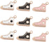 Monnel M331-E Assorted Little Shoes Bracelet Charms Pendants Wholesale 9pcs...