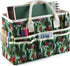 E-WEICHEN Craft Organizer Tote Bag Art Storage Caddy with Multiple Pockets Storage Containers for Art,Craft,and Office Supplies Storage Tropical R...