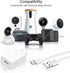 2 Pack 10Ft Charging Power Cable Cord for Arlo Pro/Pro2, Arlo Q,Arlo GO Indoor Camera, Wyze Cam Pan v3 v2,Netvue,Blink,Cloud,Yi Home Camera,Oculus...